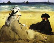 Edouard Manet At the Beach oil painting picture wholesale
